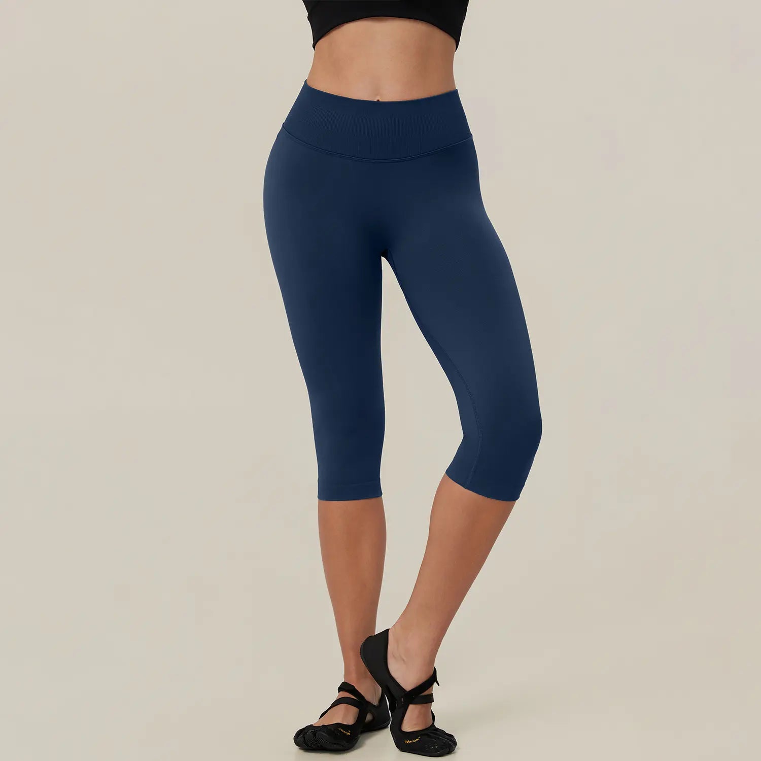 TIMEOFF Women's High Waist Capri Leggings