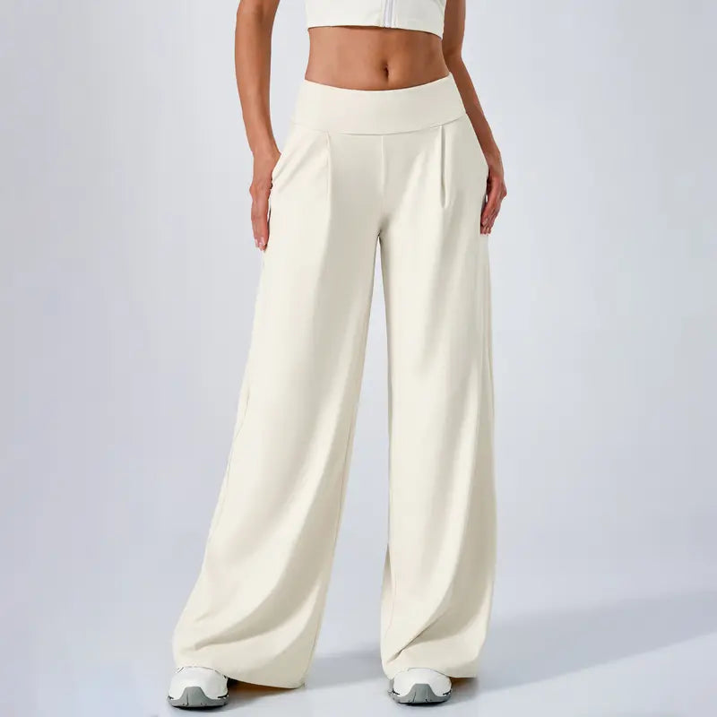 TIMEOFF Women's High Waist Wide Leg Pants