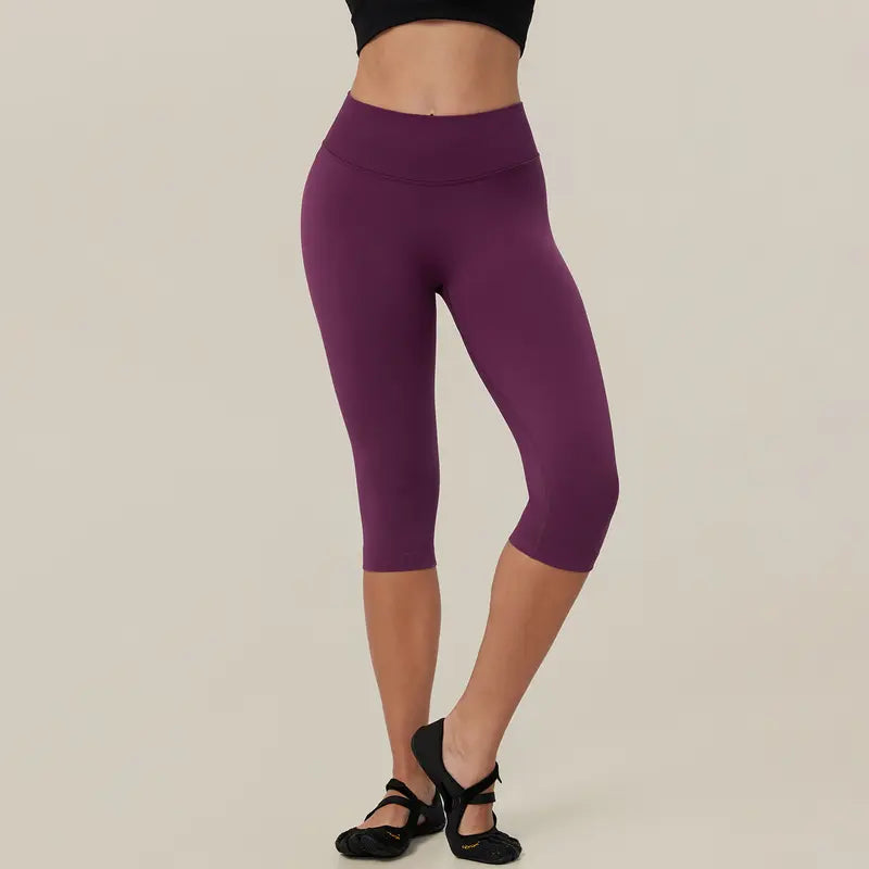 TIMEOFF Women's High Waist Capri Leggings