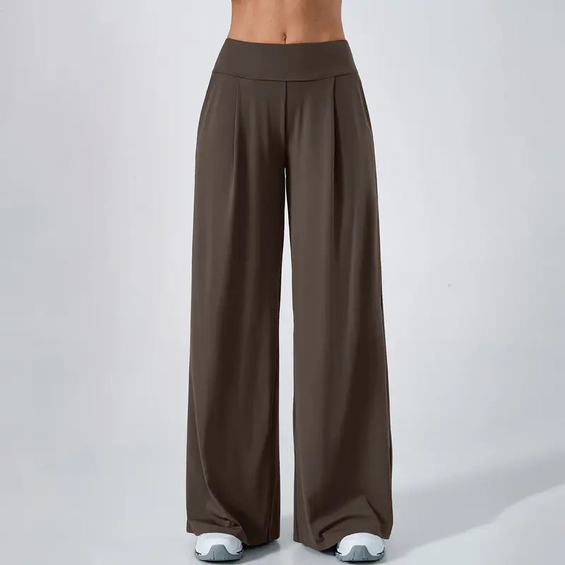 TIMEOFF Women's High Waist Wide Leg Pants
