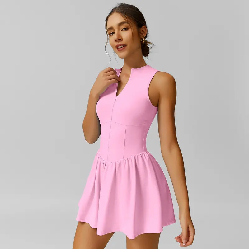 TIMEOFF Women's Sleeveless Sporty Dress