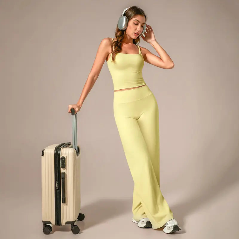 TIMEOFF Women's 2-Piece Athleisure Workout Set for Women