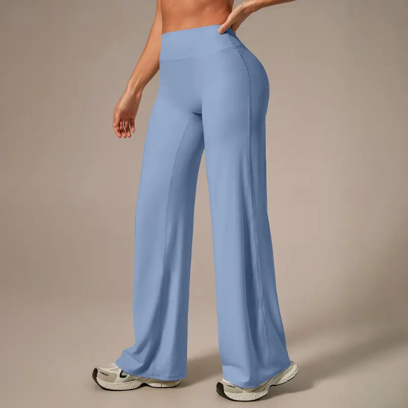 TimeOFF Women's Wide-Leg Pants – High-Waisted