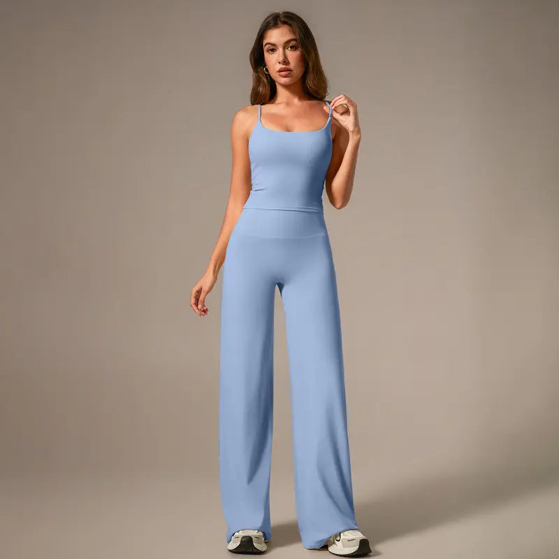 TimeOFF Women's Wide-Leg Pants – High-Waisted