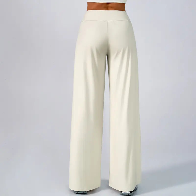TIMEOFF Women's High Waist Wide Leg Pants