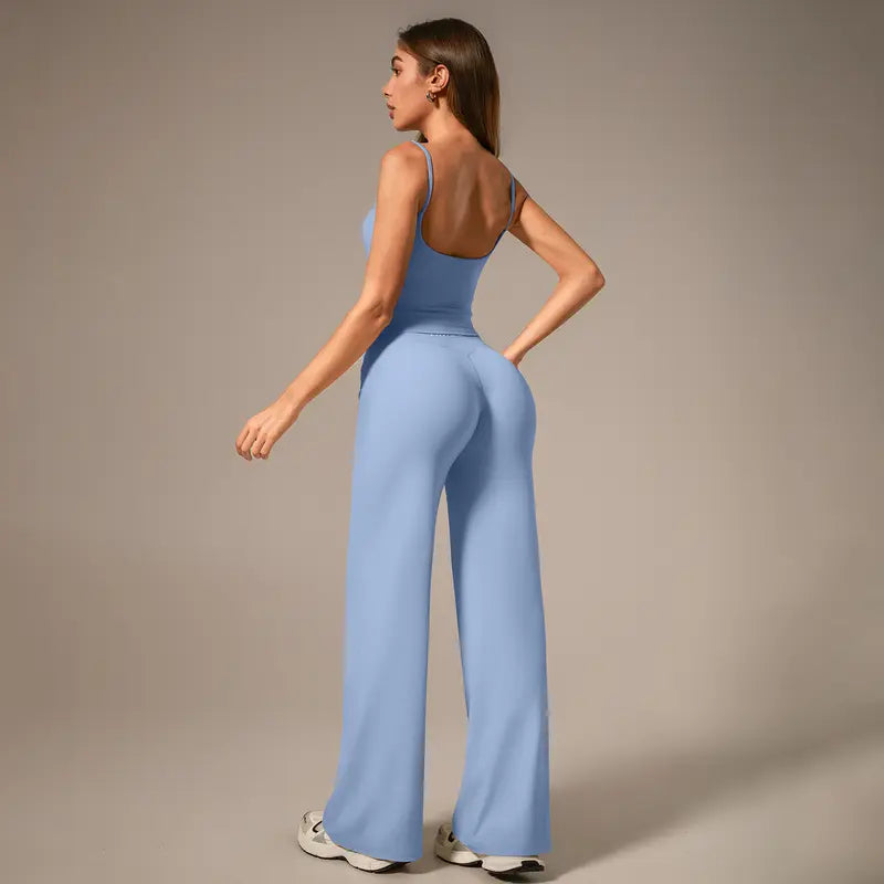 TimeOFF Women's Wide-Leg Pants – High-Waisted