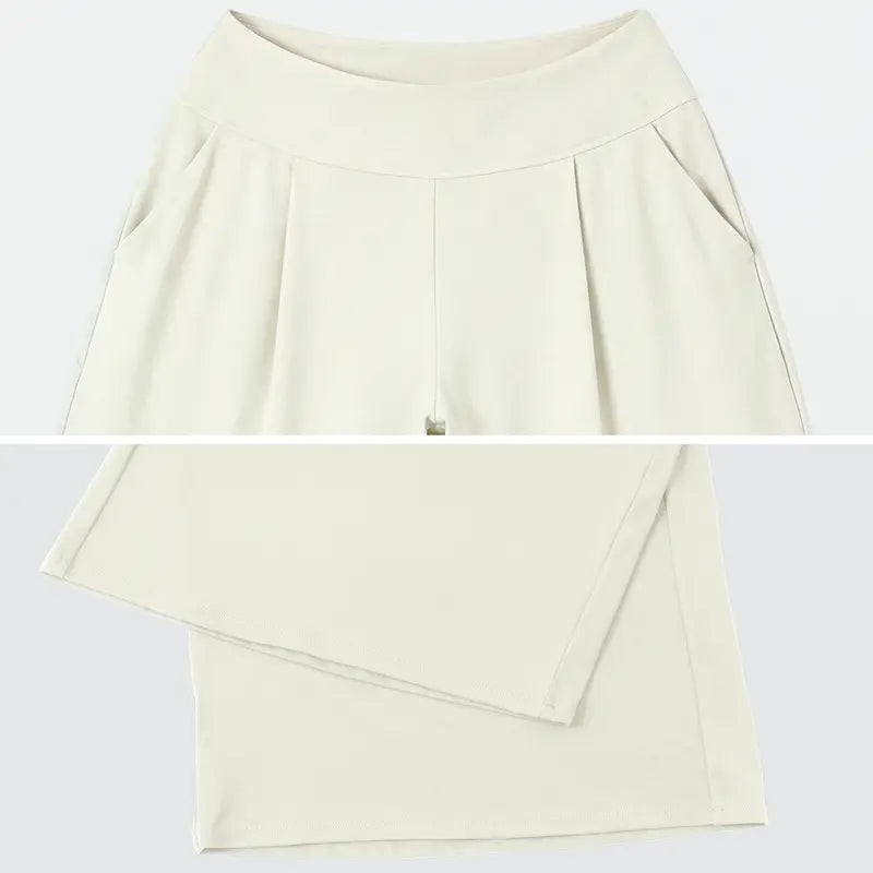 TIMEOFF Women's High Waist Wide Leg Pants